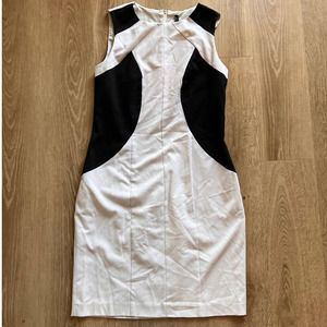 Marc New York Black and White Midi Dress